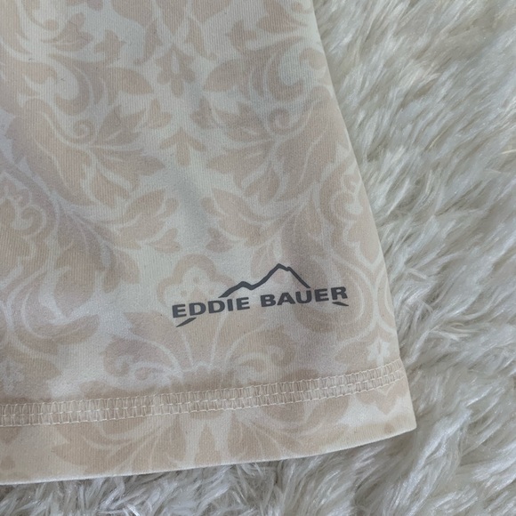 Women’s cream and white Eddie Bauer Athletic Shirt - Picture 3 of 5